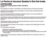 La Pêche to become Quebec's first fair trade community
