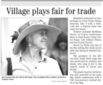 Village plays for fair trade